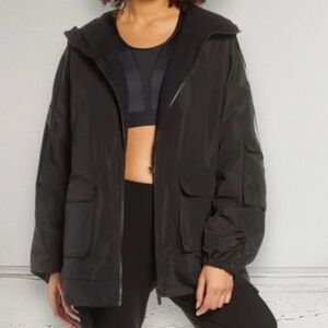 ALO YOGA Reversible Legion Jacket Black Size Medium